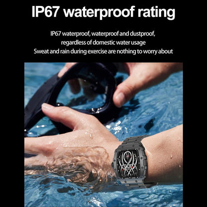 Smart Watch, Fitness Tracker with Heart Rate Monitor, Blood Oxygen, Sleep Tracking, 1.5 Inch Touchscreen Smartwatch for Android Ios Swimming Waterproof Pedometer Step Calories Tracker for Women Men