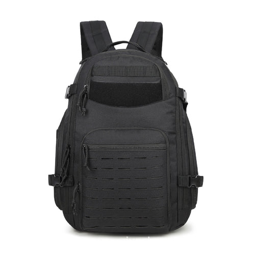 Mochila táctica JORX MOTUS negra, vista frontal