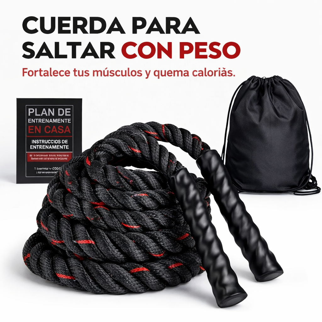 Comba lastrada JORX · Cardio y fuerza funcional