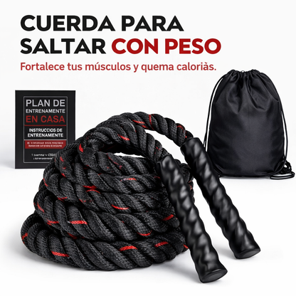 Comba lastrada JORX · Cardio y fuerza funcional