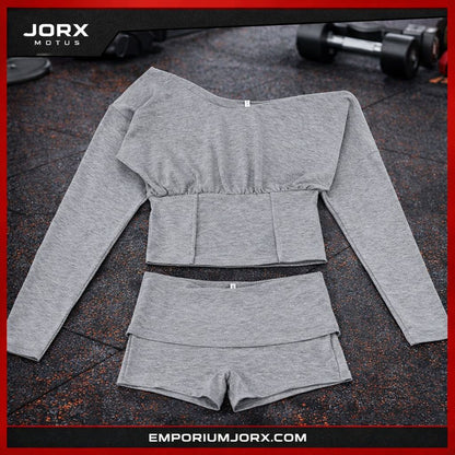 Conjunto JORX MOTUS Mujer · OFF SHOULDER PERFORMANCE
