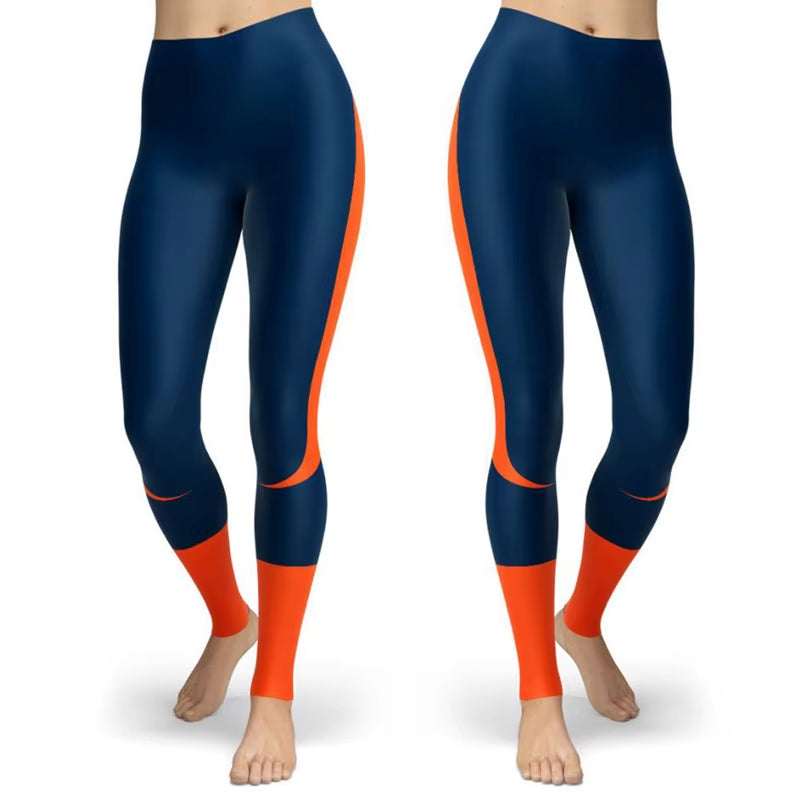 Black Design Skinny Striped Printed Sport Women Leggings Tight Push up Pants Femme Fitness Hiking High Waist Gym Leggins Clothes