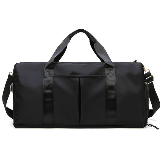 Bolsa de gimnasio JORX MOTUS en negro con asas y correa para el hombro